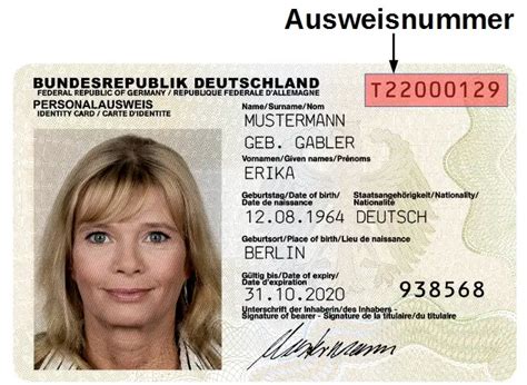 dokumentennummer personalausweis